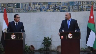 رئيسا وزارء مصر والأردن يؤكدا على الارتقاء بالعلاقات العميقة بين البلدين