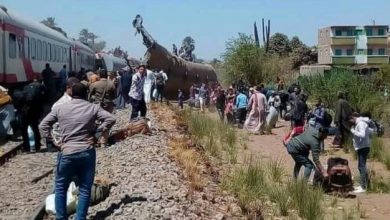 الصجة : وفاة 32 وأصابة 66 آخرين فى حادث تصادم قطاررين بسوهاج