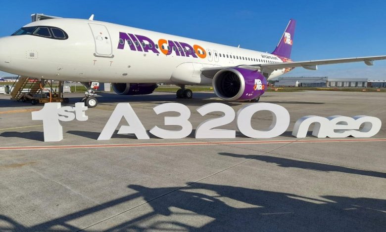 "آيركايرو" تستقبل أولى طائراتها الجديدة A320neo