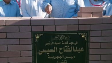 البترول : وضع حجر الأساس لمحطة معالجة الحمد البرية بخليج السويس