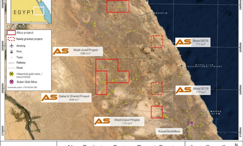 اكتشافات متعددة عالية الجودة للذهب في مصر ومنح المزيد من التراخيص