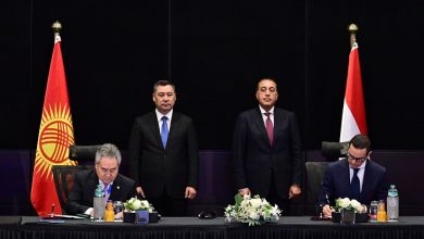 رئيس جمهورية قيرغيزية ورئيس الوزراء