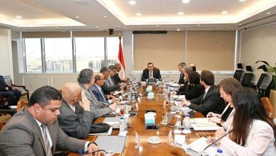 وزير الإسكان يستقبل وفد