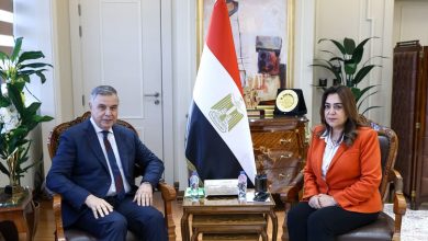 منال عوض ومحافظ الإسكندرية يبحثان