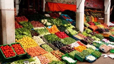 أسعار الخضروات والفاكهة اليوم