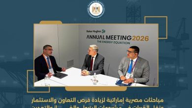 مباحثات مصرية إماراتية لزيادة