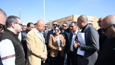 وزيرة الإسكان تتفقد محطة