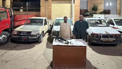 ضبط شخصين بحوزتهما 7 طن