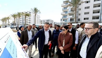وزيرة الإسكان تتفقد كومباند مزارين
