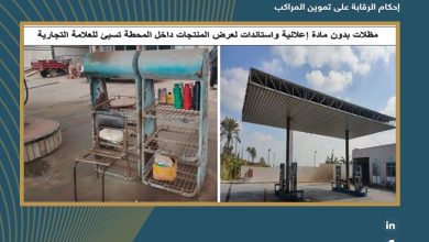 الرقابة على تداول المنتجات البترولية