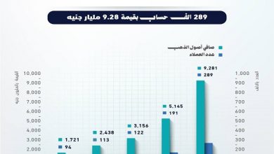 9.28 مليار جنيه حجم