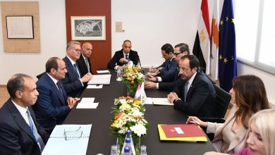 مصر وقبرص تتباحثان تعزيز العلاقات