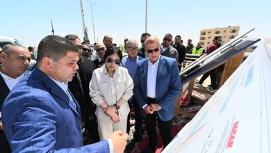 وزيرة الإسكان تتفقد مشروعات نيو مارينا