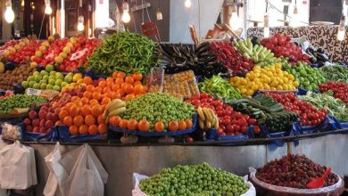 أسعار الخضروات والفاكهة اليوم