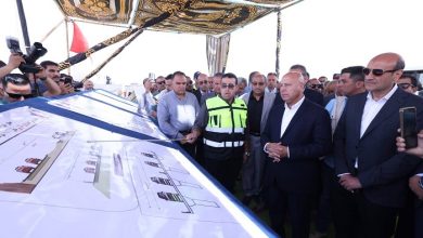 وزير النقل يفتتح التشغيل التجريبي