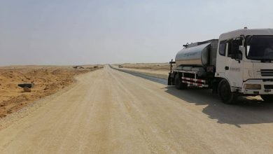متابعة تنفيذ مرافق وطرق
