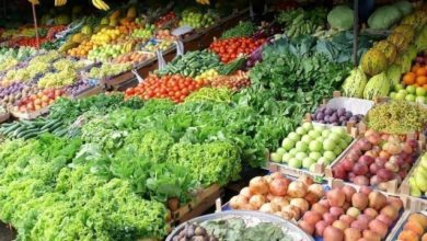 أسعار الخضروات والفاكهة اليوم