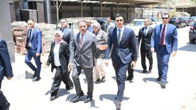 خالد هاشم يتفقد مصلحة