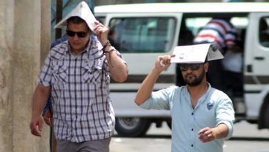 طقس شديد الحرارة نهارا