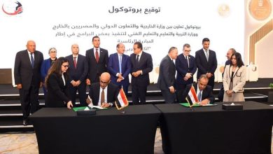 الخارجية توقع 4 بروتوكولات تعاون