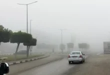 انخفاض بالحرارة وأمطار وشبورة