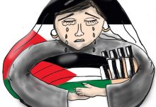 غزة, تشيع رفات 75 شهيد, شهداء غزة, كاريكاتير غزة, هالة الدسوقي, فن الكاريكاتير, رسم تعبيري عن فلسطين, فلسطين, طوفان الأقصى, رفات الشهداء, موقع البريمة, كاريكاتير هالة الدسوقي